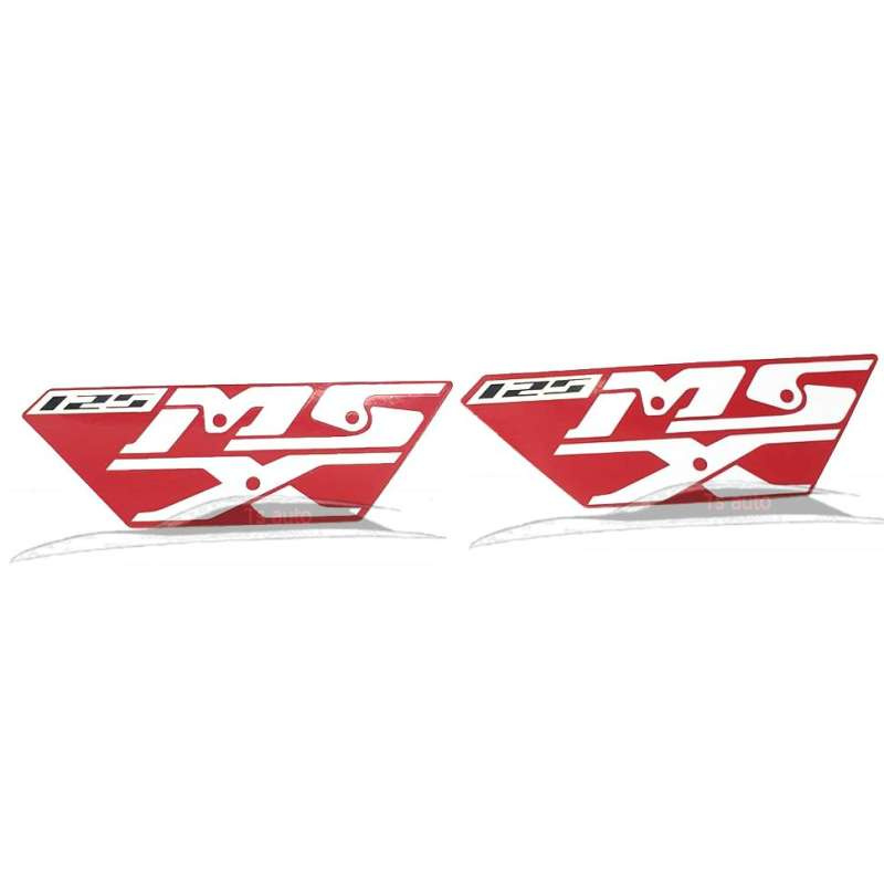 Sticker MSX ข้าง ซ้าย - ขวา สติ๊กเกอร์ MSX สีแดง Honda สติ๊กเกอร์ เอ็มเอสเอ็กซ์ ของแท้ สติ๊กเกอร์ฮอน