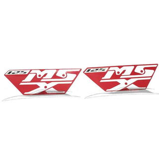 Sticker MSX ข้าง ซ้าย - ขวา สติ๊กเกอร์ MSX สีแดง Honda สติ๊กเกอร์ เอ็มเอสเอ็กซ์ ของแท้ สติ๊กเกอร์ฮอนด้า ของแท้