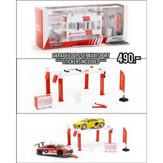 Tarmac Works Accessories / Garage tools set Audi * Stickers Included