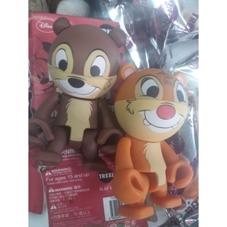 (set2ตัว) ชิปกับเดล เปลี่ยนหน้า ดัดได้ chip&amp;Dale disney trexi blind box series2 2013 ของแท้ ลดราคาพิเศษ กล่องไม่สวย