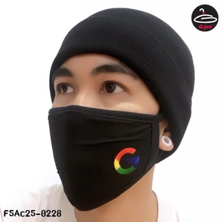 ผ้าปิดปากสีดำลาย google F5Ac25-0228