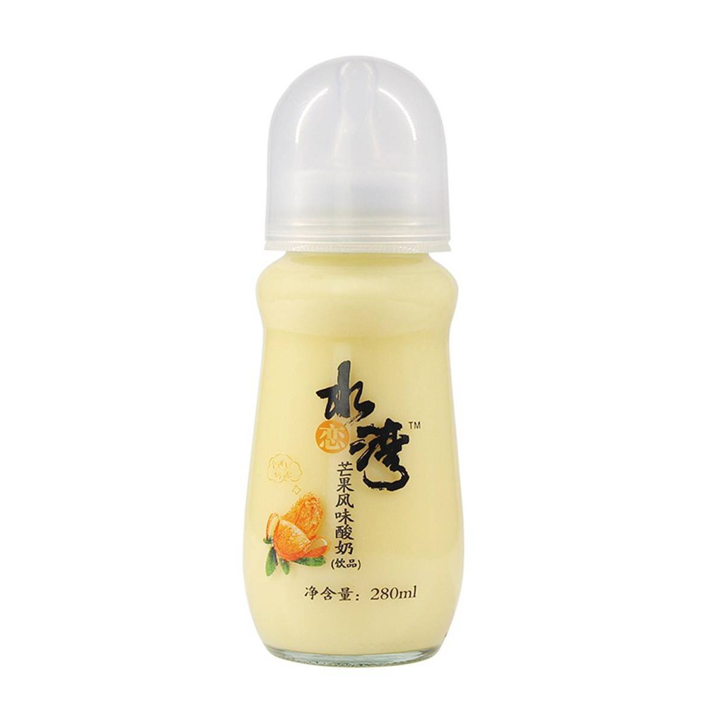 โยเกริต์ ขวดนม นมเปรี้ยว โยเกิร์ต แบบดูดขวด Shui Lian Wan Yogurt Drink