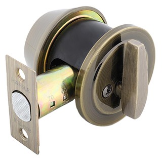 ลูกบิดแบบกุญแจ 1 ด้าน HAFELE 489.10.361 สีทองเหลืองรมดำ SINGLE DEADBOLT HAFELE 489.10.361 ANTIQUE BRASS