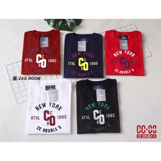 เสื้อยึดคอกลมแขนสั้นงานปัก​ CC.OO.​1965.​No.16👕💕😘 งานสวยใส่สบายผ้านิ่ม