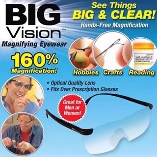 แว่นตาขยาย Big Vision 160% งานตัวแท้ แว่นตา ขยายไร้มือจับ