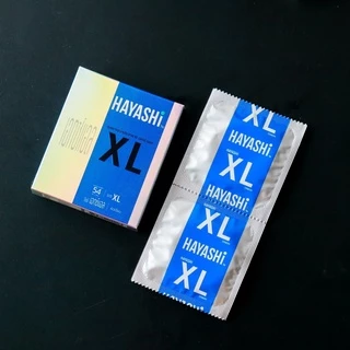 Hayashi XL Condom Size 54 mm. ถุงยางอนามัยฮายาชิ เอ็กซ์แอล ขนาด 54 มม.