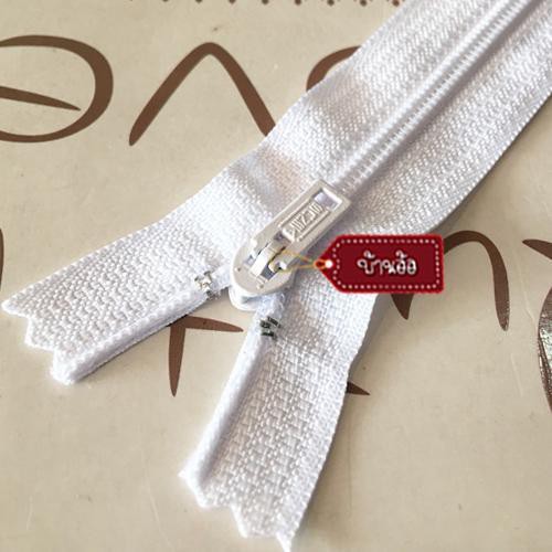 4inch 1pcs 08ZP91501 Zip ซิป Venus ขนาด 4 นิ้ว สีขาว ซิปพลาสติก จำนวน 1 อัน