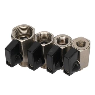 1/8" 1/4 "3/8" 1/2 "BSP เกลียวมินิทองเหลืองบอลวาล์วเครื่องอัดอากาศวาล์วสําหรับ Air, น้ํามันและน้ํา