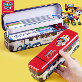 ⭐️PAW Patrol⭐️กล่องดินสอโลหะ สามชั้น แบบมัลติฟังก์ชั่น กล่อง…