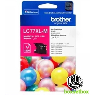 หมึก Brother LC77XL-M สีชมพู  ใช่กับ MFC-J5910DW/6510DW/6710DW/6910DW