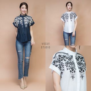 !! มาเพิ่มค่าา !! Hot 🔥🔥🔥
Back in stock!! Embroidered Blouse :