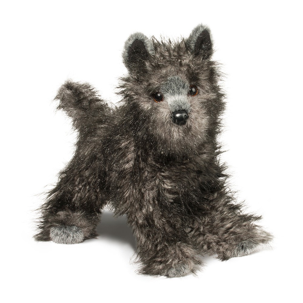 Douglas Hazel Cairn Terrier - ตุ๊กตานิ่มสุนัขพันธุ์เครนเทอร์เรีย สีดำ เฮเซล ขนาดยาว 16 นิ้ว