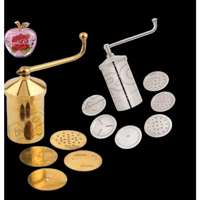 BRASS MURUKU MAKER NOODLES MAKER/STAINLESS STEEL MURKU MOULD/MURKU MOLD/PUTU MAYAM/COPPER LAKSA MOLD