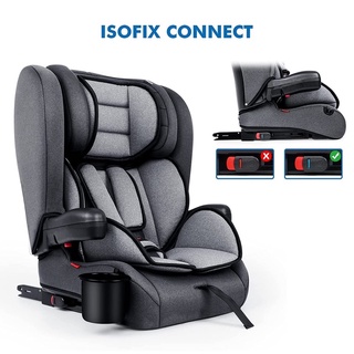 คาร์ซีท คาร์ซีทเด็ก ระบบISOFIX พับได้ เบาะนิรภัยสำหรับเด็ก No.305