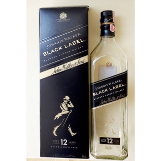 ขวดเหล่าเปล่า JOHNNIE WALKER BLACK LABEL จอห์นนี่ วอล์กเกอร์ แบล็ค เลเบิ้ล พร้อมกล่อง