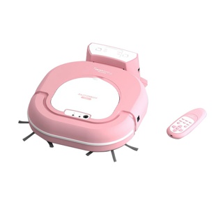 AUTOBOT หุ่นยนต์ดูดฝุ่น โรบอท ถูพื้น พร้อมกลับแท่นชาร์จอัตโนมัติ รุ่น Mini 2 PINK robot vacuum cleaner รับประกัน 1 ปี