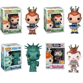 ฟิกเกอร์ไวนิล Funko Pop SE Freddy Funko with Fish ของเล่นสําหรับเด็ก