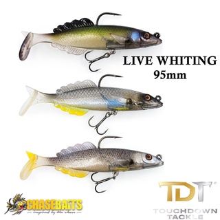 CHASEBAITS Live Whiting ปลายาง 95มม แกะแล้วใช้ได้เลย เหมือนจริงสุดยอด ของแท้ 100%