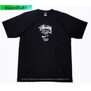 ✲❖☾เสื้อยืดStussy stussy x nike