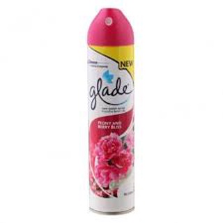 Glade เกลด สเปรย์ปรับอากาศ กลิ่นพีโอนีแอนด์เบอร์รี่บลิส 320 มล.