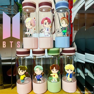 เซ็ตกระบอกน้ำเกาหลีสุดน่ารัก 7 ใบ KPOP Water Bottle BTS BT21 Limited Edition