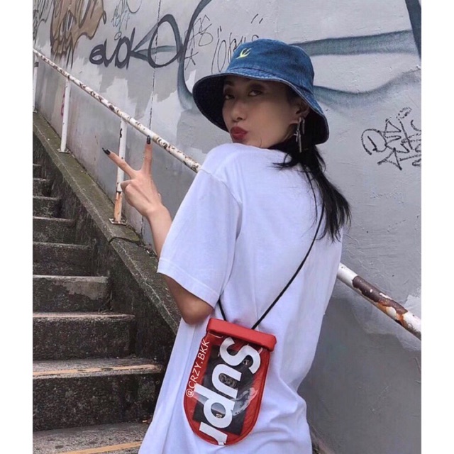 A082 ▸ Size L ซองกันน้ำ  เล่นสงกรานต์ ใส่ Iphone Plus ได้ (มีหลายสี) CRZY.BKK