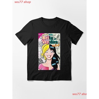 New Betty And Veronica Essential T-Shirt เสื้อยืด ดพิมพ์ลาย ดผ้าเด้ง คอกลม cotton ความนิยม sale Unisex