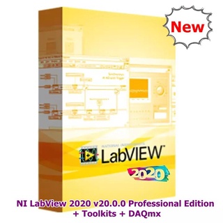 NI LabView 2020 v20.0.0 Professional Edition + Toolkits + DAQmx ตัวถาวร โปรแกรมสำหรับพัฒนา Application พร้อมวิธีติดตั้ง