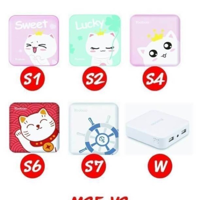 Powerbank Yaobao 20000a. ลายการ์ตูน