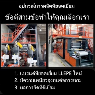 🔥พร้อมส่งในไทย🔥บรรจุภัณฑ์พลาสติก PE หนา หลอดตรง ฟิล์มหลอด