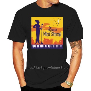 [S-5XL]เสื้อยืดลําลอง แขนสั้น พิมพ์ลาย Nina Simone The Very Best Of Nina Simone S Black S-3 สไตล์คลาสสิก ไม่ซ้ําใคร สํา