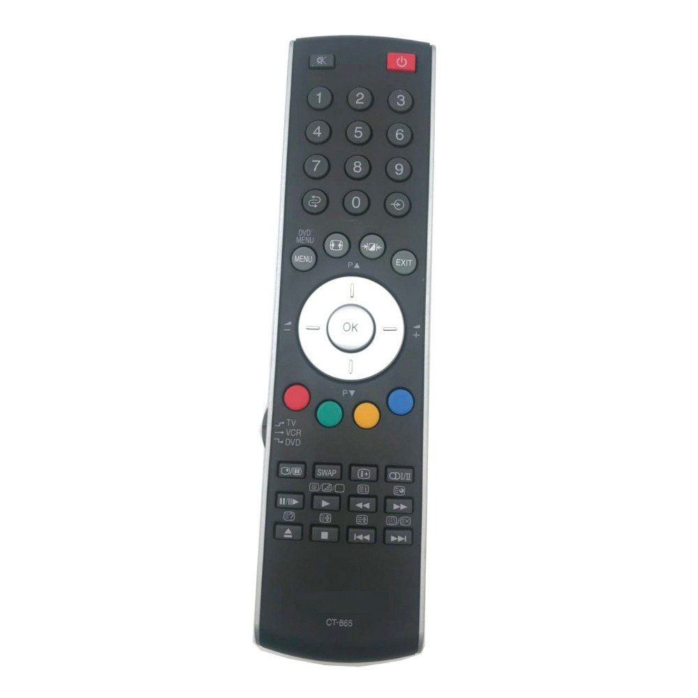 ใหม่ Unbranded CT-865 รีโมทคอนโทรลสําหรับ Toshiba 32-WL68P C42-AV502PR 21V53E TV