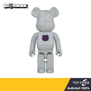 พร้อมส่ง+โค้ดส่วนลด 1st Model White Chrome: Bearbrick 20th Anniv. Model 1000%  by Bearbrick (ลิขสิทธิ์แท้)