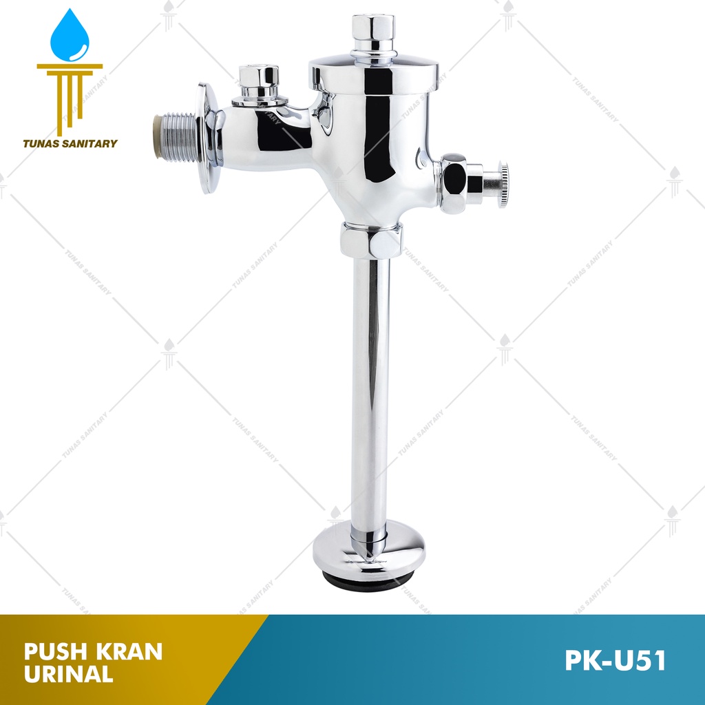 Push Urinal Valve/Flush Valve โถปัสสาวะห้องน้ําทองเหลืองท่อตรง PK-U51