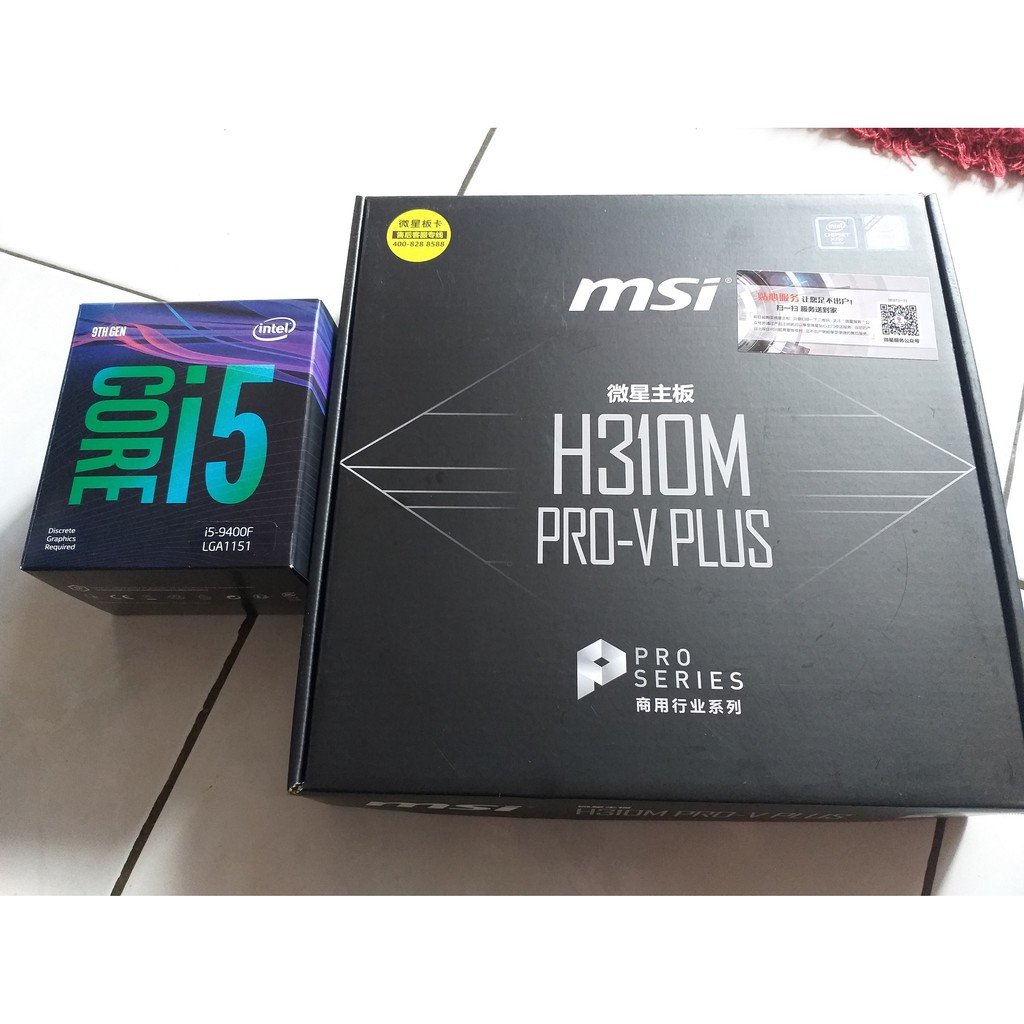 Msi H310M Pro-V Plus Combo Intel Core i5 9400F