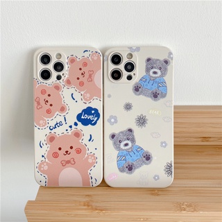 เคส Redmi 9A 9 Note 8 PRO 9C Note 10 PRO 5G Mi 11 Poco F3 Poco X3 GT Poco M3 PRO Mi 11T PRO Mi 11 PRO Redmi Note 11 PRO + 5G Redmi9C Redmi9A การ์ตูนหมีน่ารัก TPU เคสนิ่ม