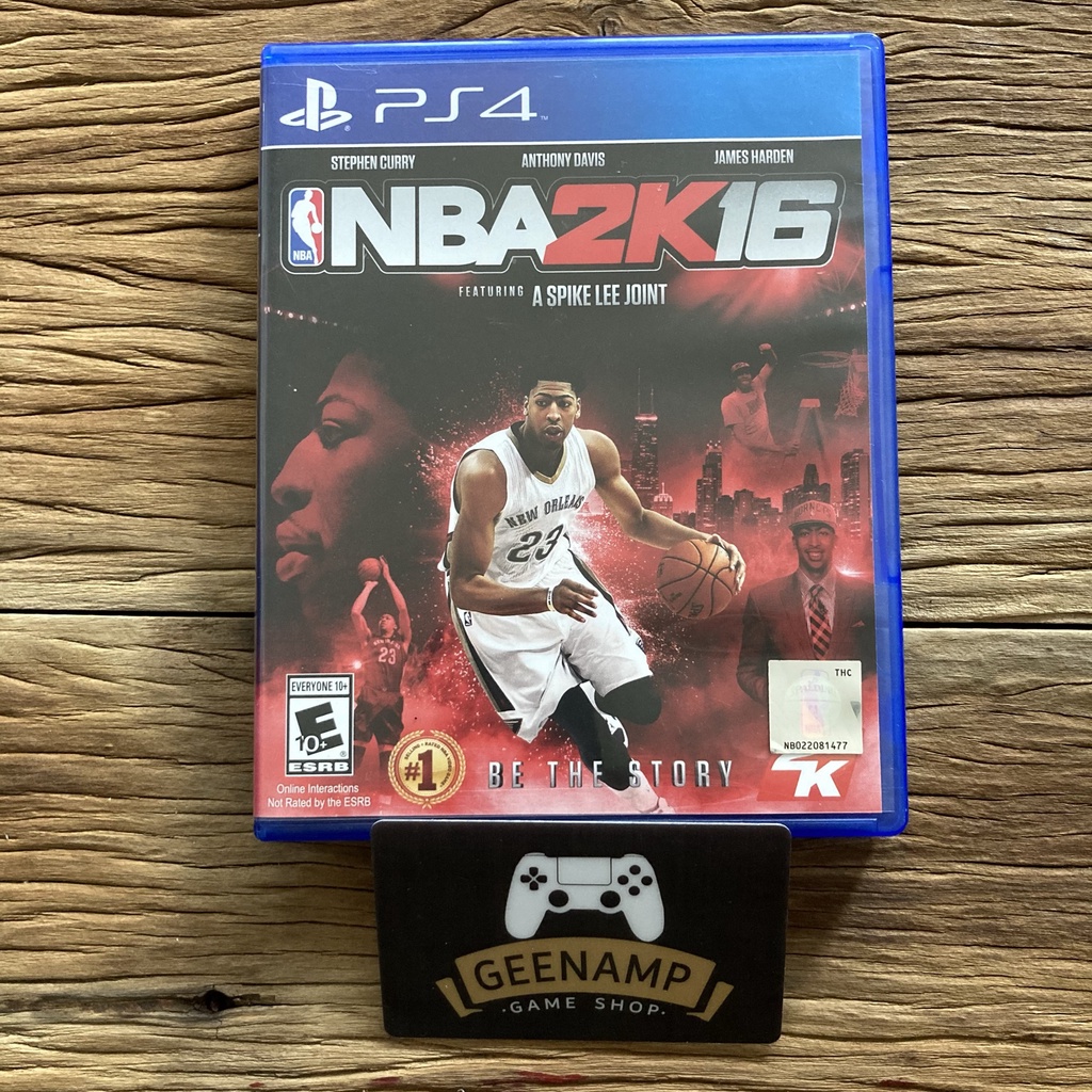 PS4 [แผ่นเกมส์มือ2] NBA 2K16 (R1/US) [ NBA2K16 # 2016 # 16 # ANTHONY DAVIS STEPHEN CURRY JAMES HARDE