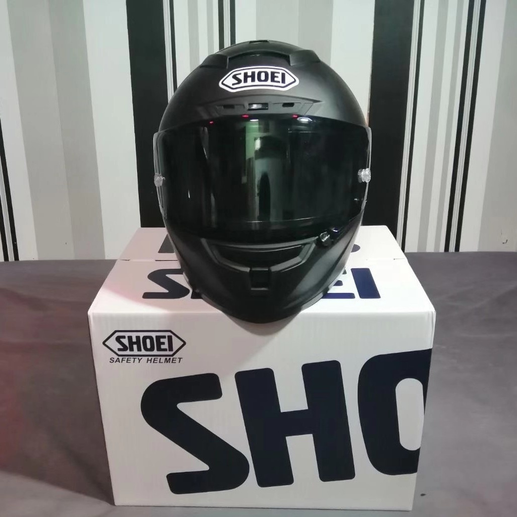 Shoei X14 หมวกกันน็อคมอเตอร์ไซค์ แบบเต็มหน้า X14 สีดําด้าน มีให้เลือก 7 สี พร้อมกล่องหมวกกันน็อค กระเป๋า คําแนะนํา