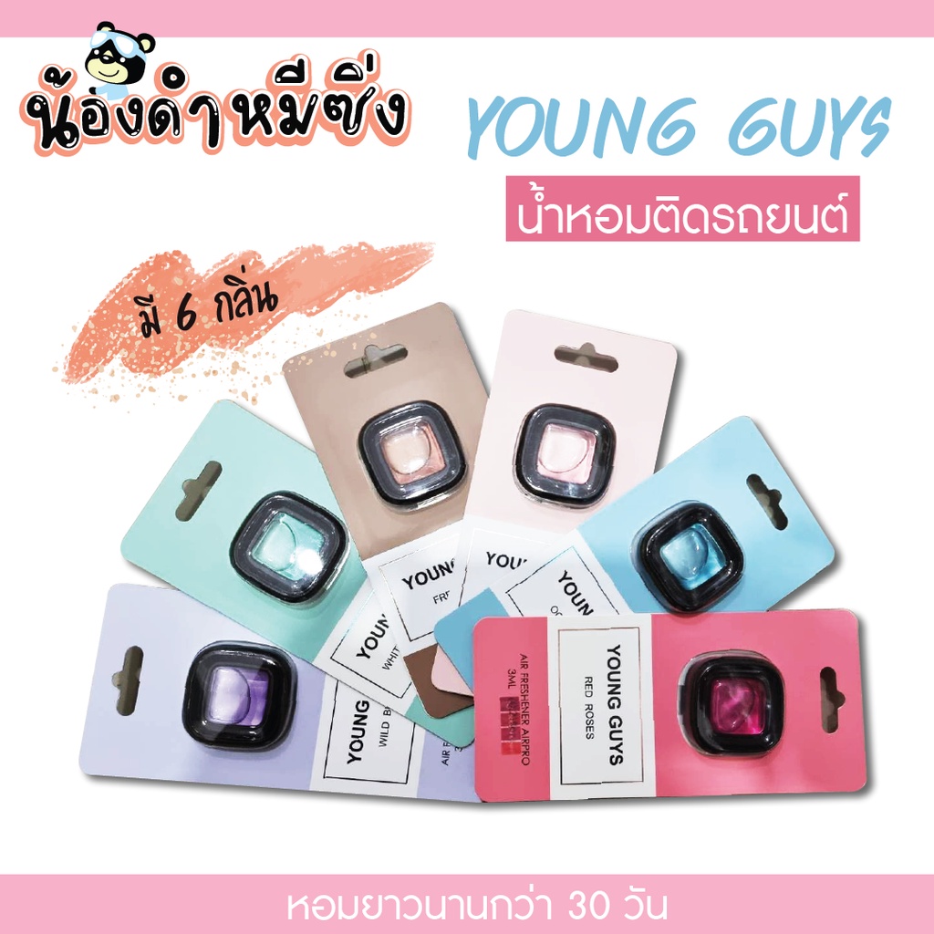น้ำหอมติดรถยนต์ น้ำหอมปรับอากาศในรถยนต์ AIR FRESHENER AIRPRO YOUNG GUYS