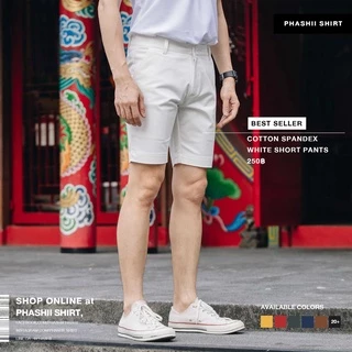 PHASHII SHIRT กางเกงขาสั้นผู้ชาย ผ้า COTTON SPANDEX ผ้ายืด กางเกงขาสั้นผู้ชาย ขายดีมาก!