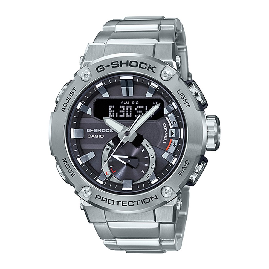 Casio G-Shock GST-B200 SERIES นาฬิกาข้อมือผู้ชาย สายเหล็ก รุ่น GST-B200D,GST-B200D-1,GST-B200D-1A - สีเงิน