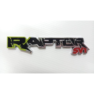 B.S.D โลโก้โลหะ  RAPTOR 11×2cm