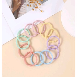 ยางรัดผม Basic Hair Tie 6สี 12ชิ้น