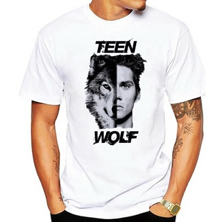 เสื้อยืดผ้าฝ้ายพิมพ์ลาย เสื้อยืด ผ้าฝ้าย แขนสั้น พิมพ์ลาย TeenWolf TV Series ทรงสลิมฟิต ขนาดใหญ่ สําหรับผู้ชาย และผู้หญิ