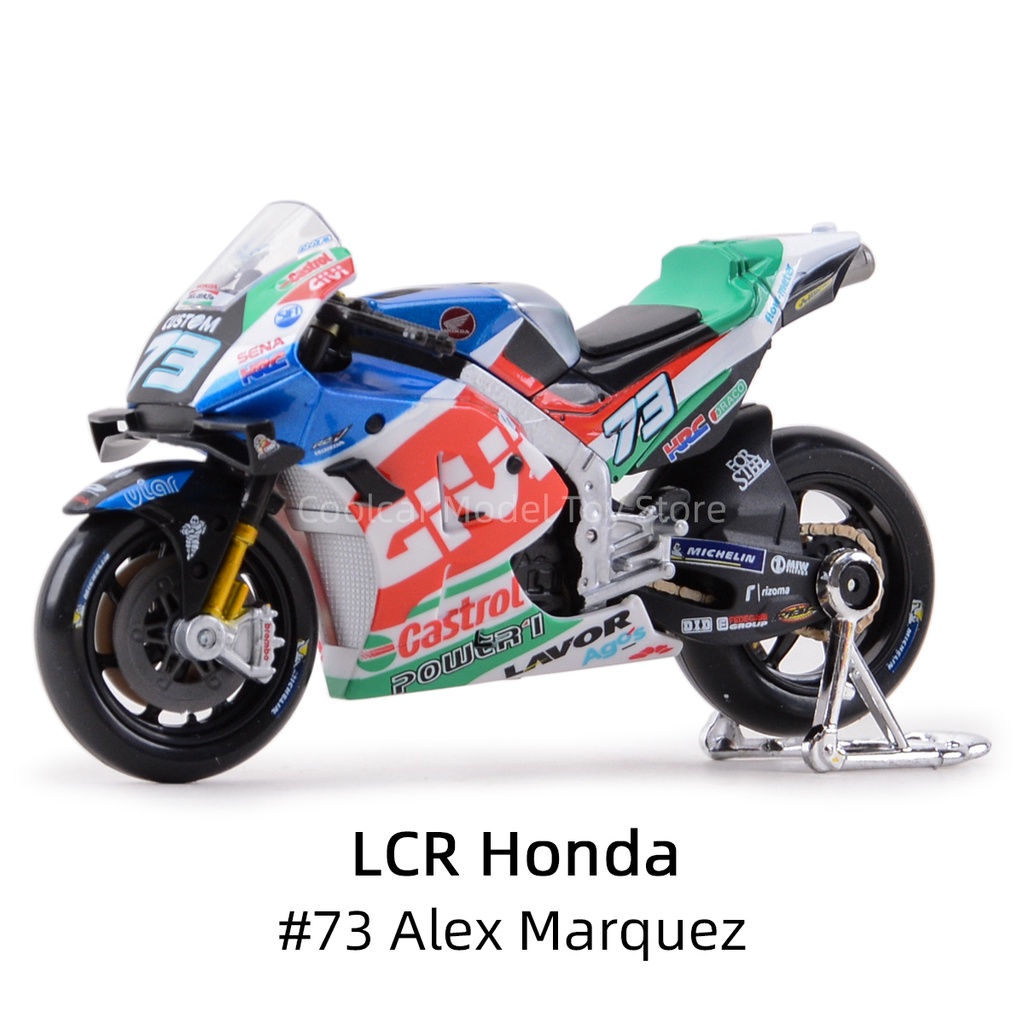 โมเดลรถจักรยานยนต์ Maisto 1:18 GP Racing LCR Honda Die Cast Vehicles ของเล่นสะสม สําหรับเด็ก 2021