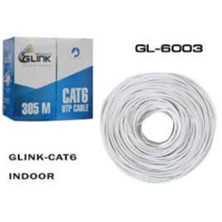 GLINK สายแลน CAT6 UTP Cable (305m/Box) (GL6003)