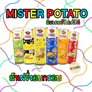 MISTER POTATO Crisps มันฝรั่งมิสเตอร์โปเตโต้ 100กรัม มีให้เลือกหลายรสชาติ