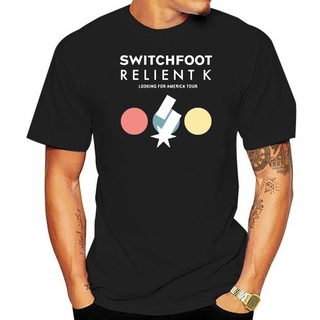 เสื้อยืดผ้าฝ้ายพิมพ์ลาย เสื้อยืด พิมพ์ลาย Switchfoot and Relient K Looking สไตล์อเมริกา ไซซ์ S - 3XL