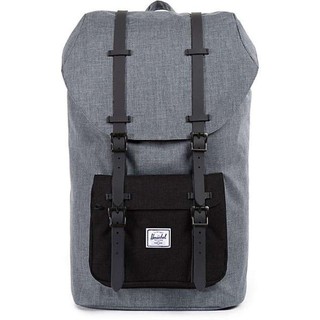 กระเป๋าเป้ Herschel Little America Backpack - Charcoal Crosshatch / Black / Black Rubber ของแท้ ส่ง