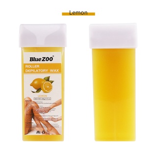 แว๊กซ์แท่ง BlueZOO กลิ่นมะนาว แว๊กซ์กำจัดขน (Refill Wax) เป็น Strip wax (แว๊กซ์ร้อน ใช้ผ้าดึง) เลมอน